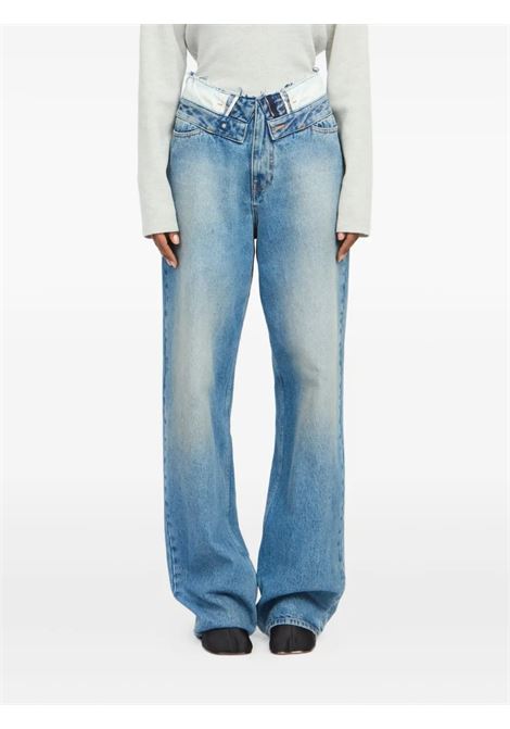 jeans gamba dritta donna blu MAISON MARGIELA | S52LA0271 M30058965